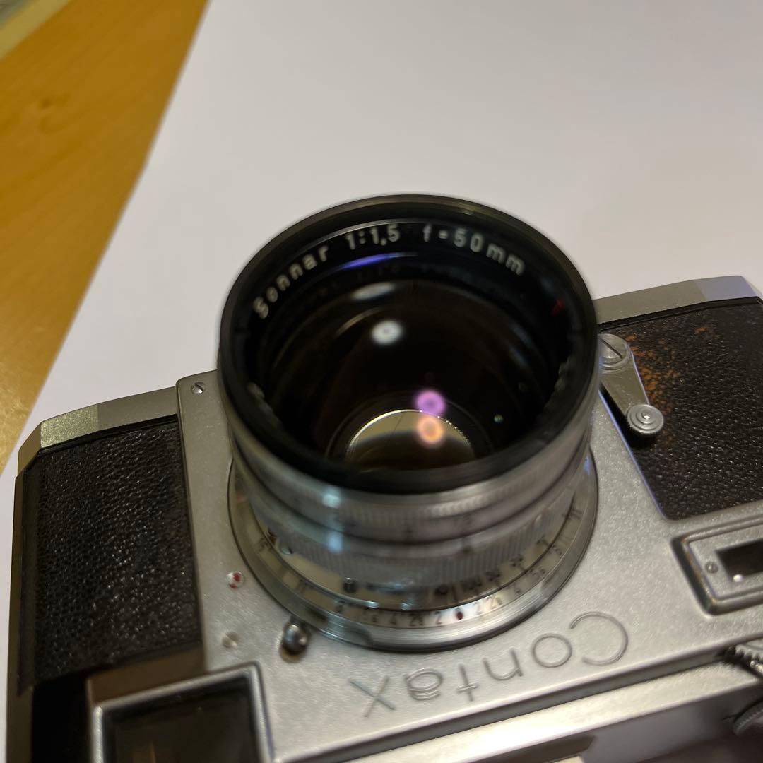 コンタックス Ⅱa Opton Sonnar 1:1.5 50mm ケース付き