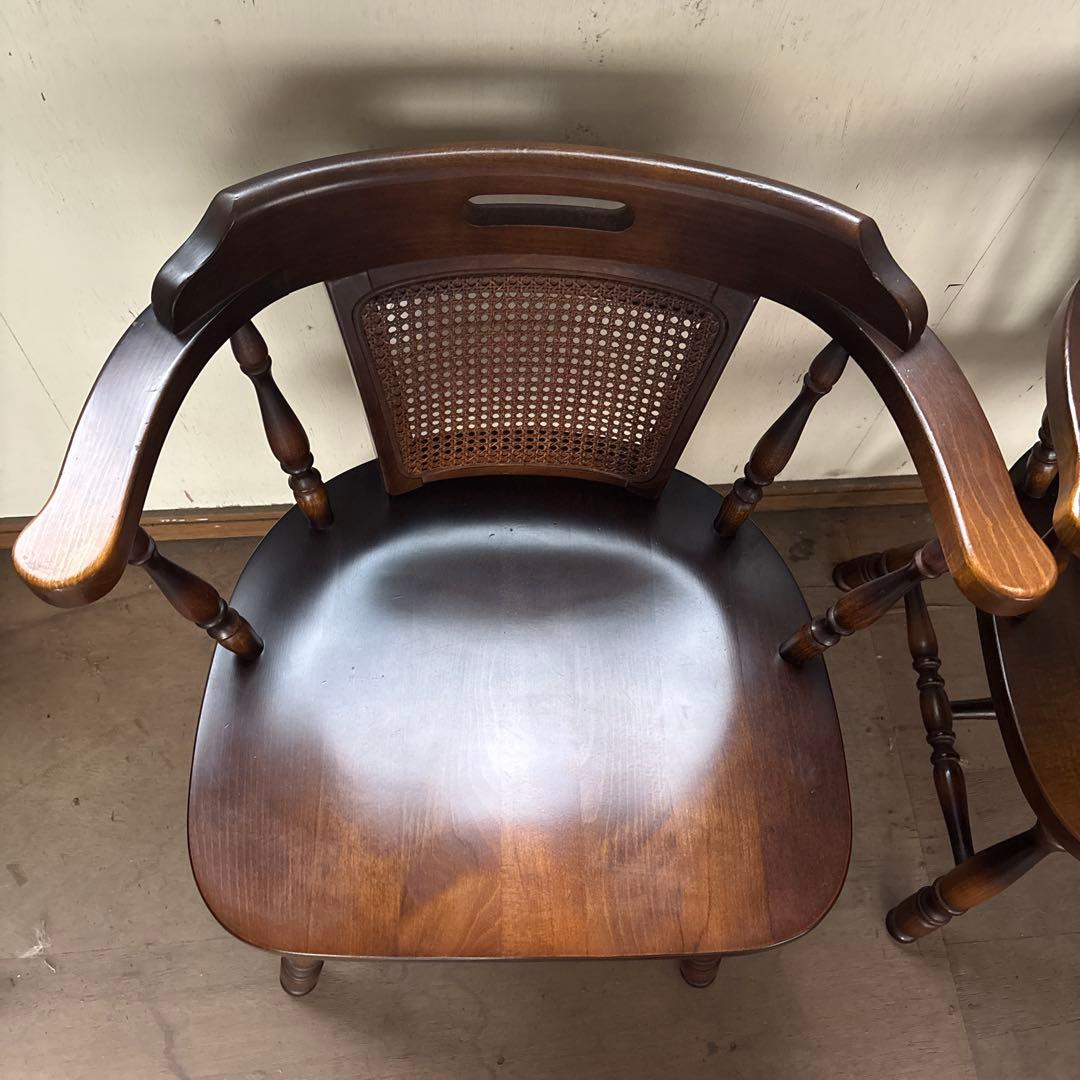 キツツキ　飛騨産業　ウィンザーチェア　右側　美品寄り　最安値