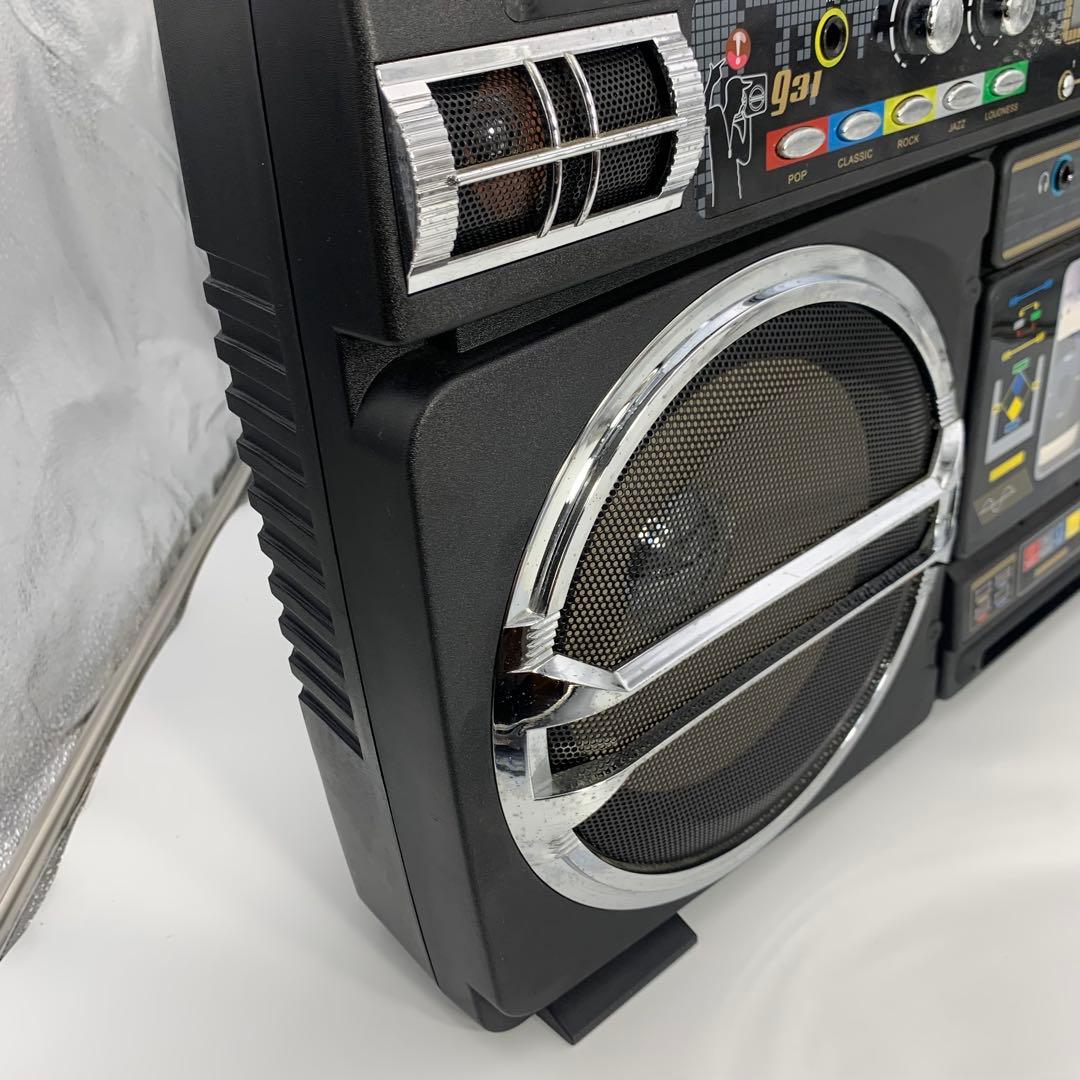 LASONIC i-931 ラジカセ風 特大 ラジオ オールドスクール レトロ