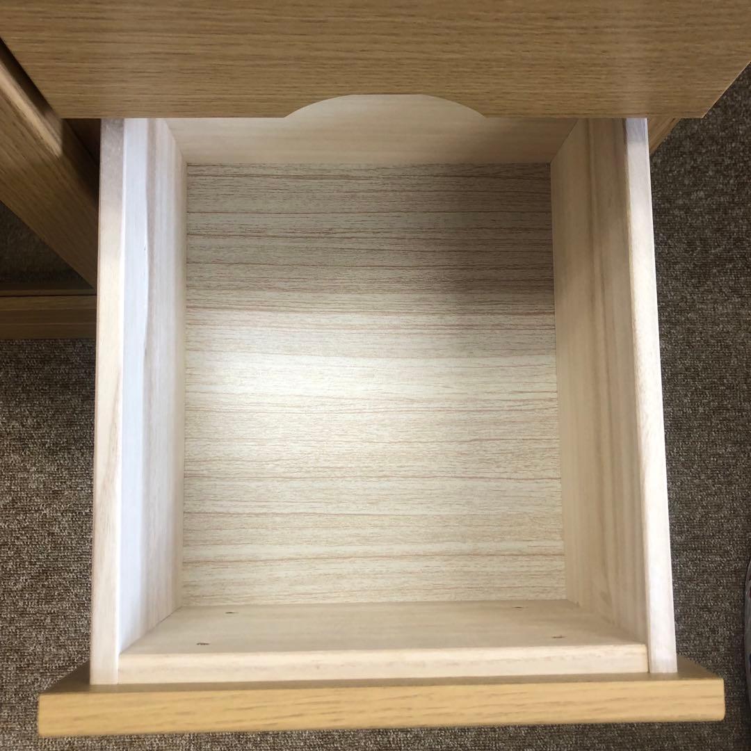 NITORI ニトリ サイドボード ナチュラル 4段チェスト 扉付き z127