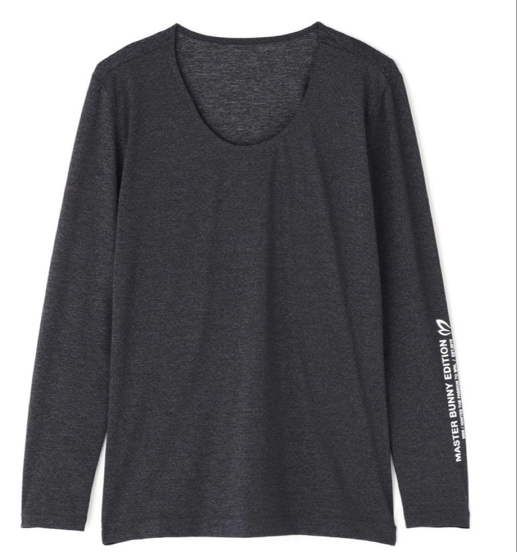 MASTERBUNNYEDITION ナイロンベア天竺長袖Uネックカットソー