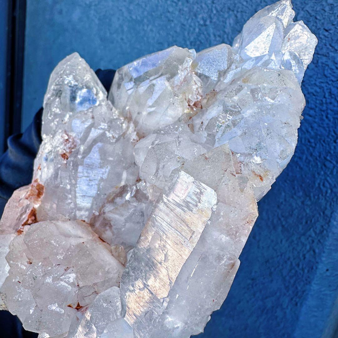 希少❗️高級品 ❗キラキラ☆超綺麗♡超強いパワー ヒマラヤ水晶クラスターA1484