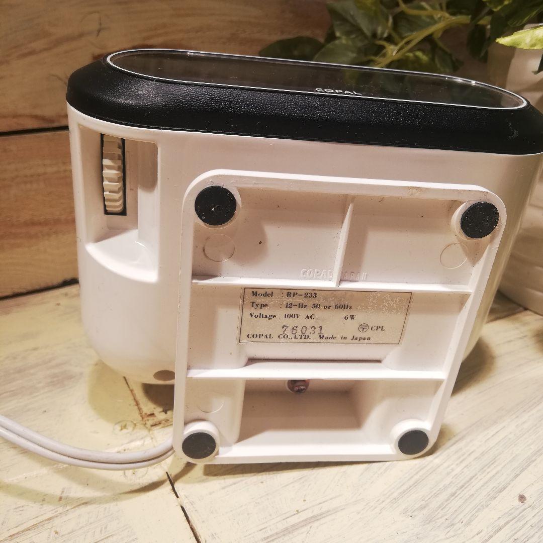 M♦希少 良品 COPAL フリップ時計 パタパタ時計　昭和レトロ