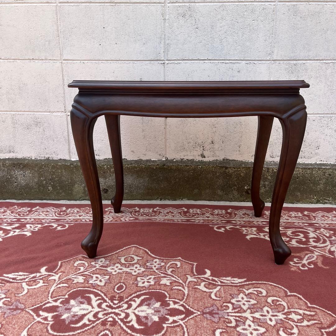 maruni マルニ家具◾️猫脚デザイン 木製サイドテーブル コーヒーテーブル