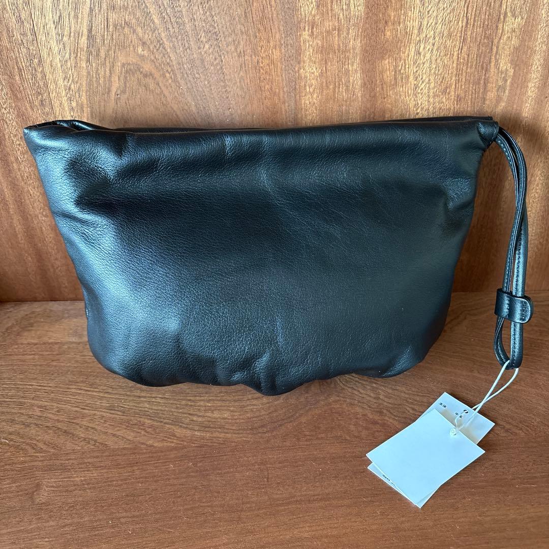 russet レザー巾着4WAYショルダーバッグ