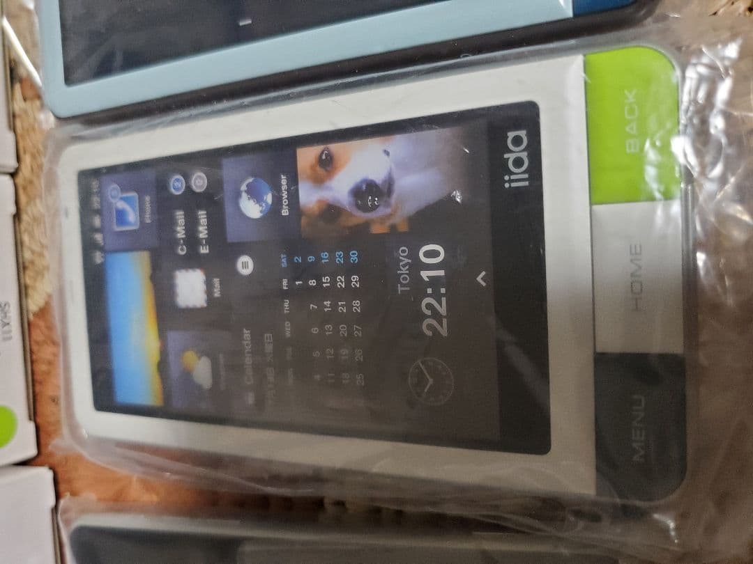 INFOBAR SHX11 モックアップ 全4種