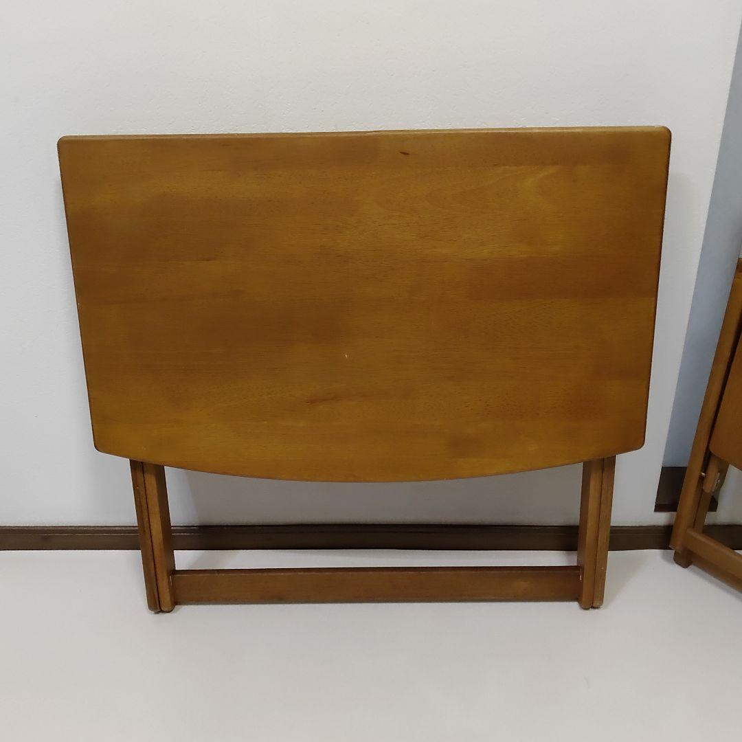 アンティーク　Desk ＆ Chair　折りたたみ　デスク ＆ チェア セット