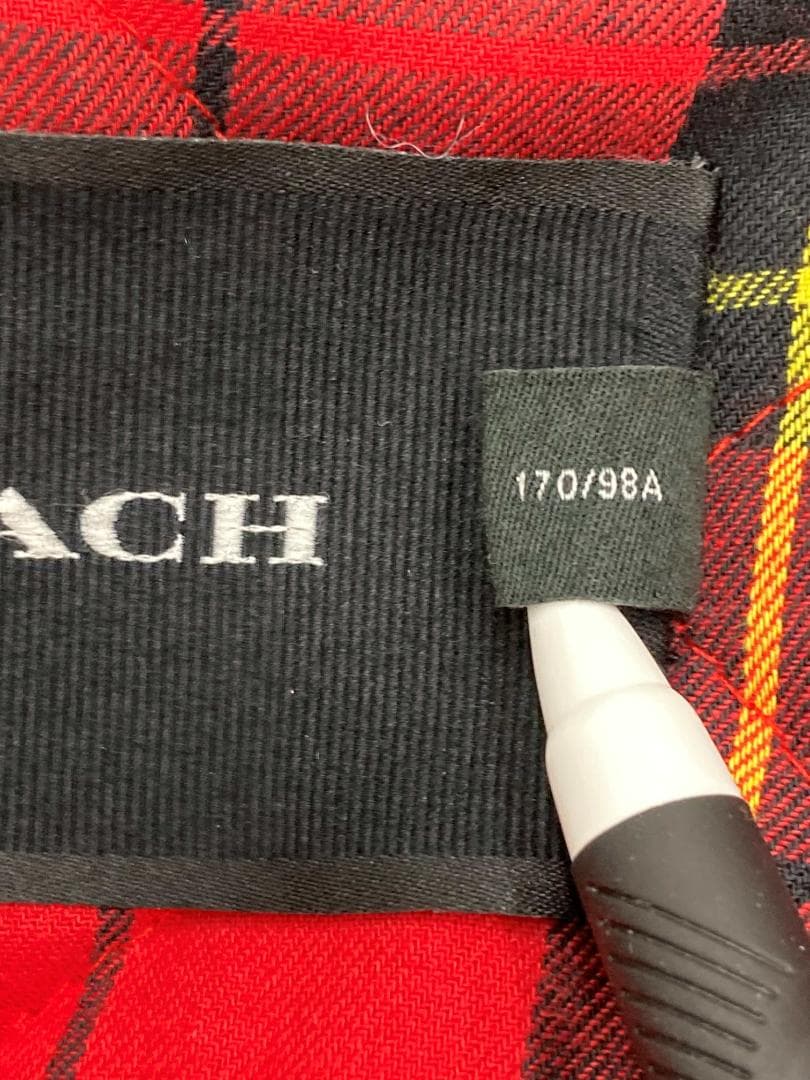 コーチ　シグネチャー ジャカード デニム ボニー コート 黒　170 / 98A