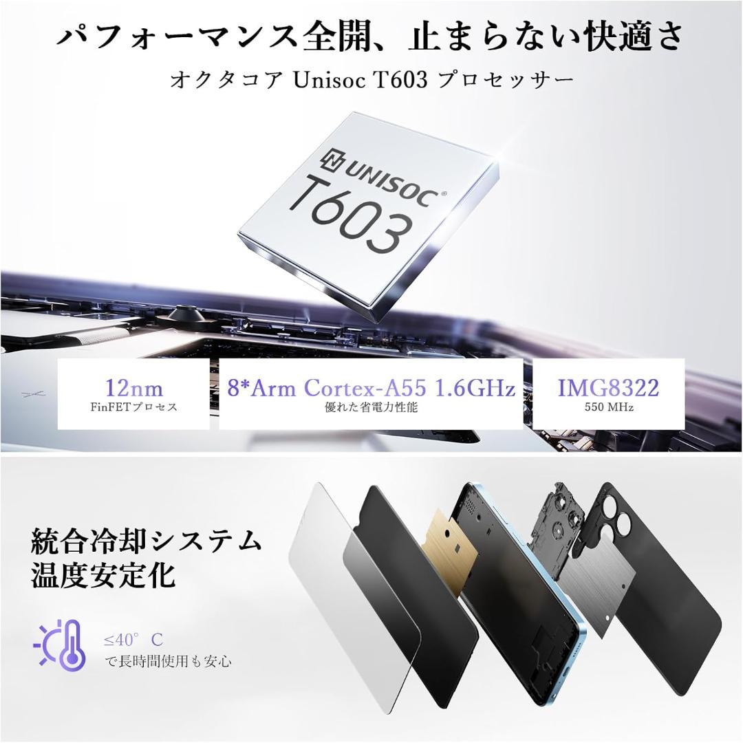 新品未開封 androidスマホ 6GB RAM+64GB 2TB拡張可能