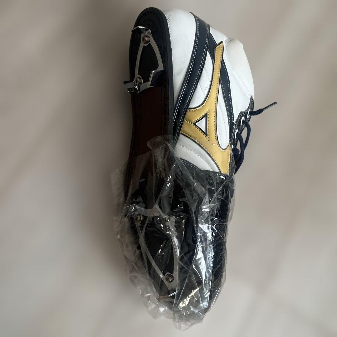 ミズノプロ　皮底スパイク　27.5cm 左P皮