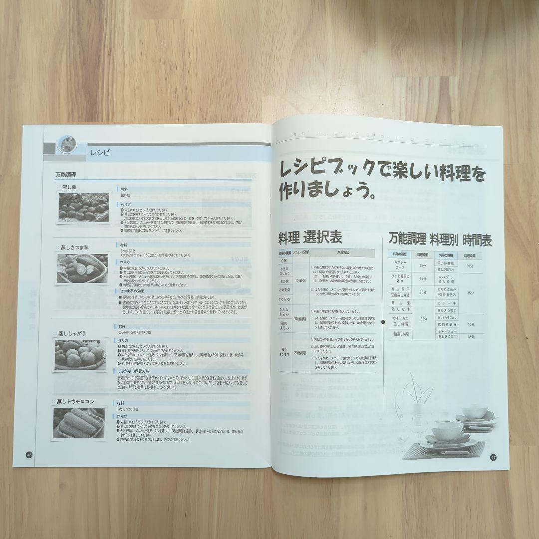 なでしこ健康生活　炊飯器　高圧力ヒーター式加熱　CRP-N0610N 説明書付