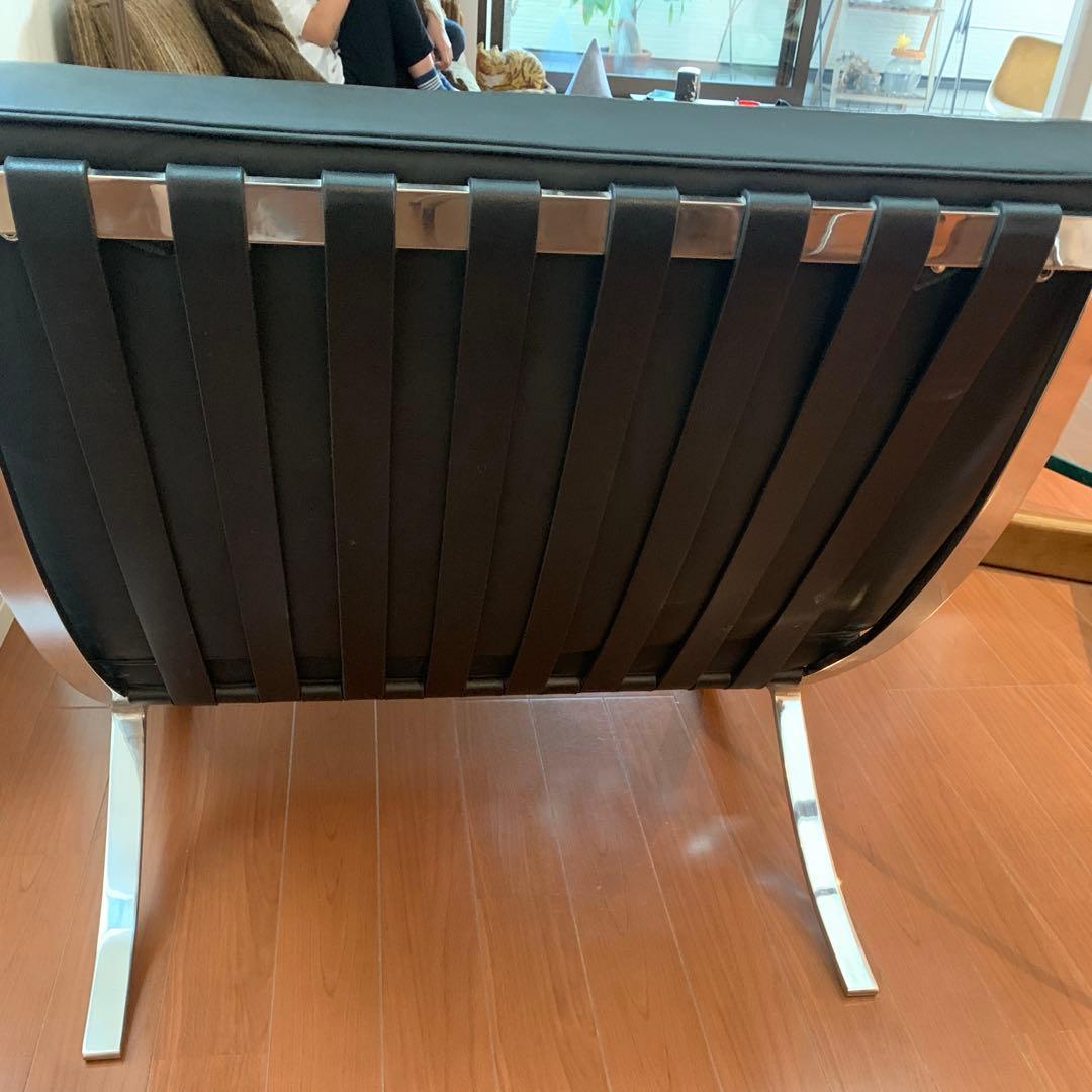 【高級】バルセロナチェアー 本革 ヴィンテージ ミッドセンチュリー モダン