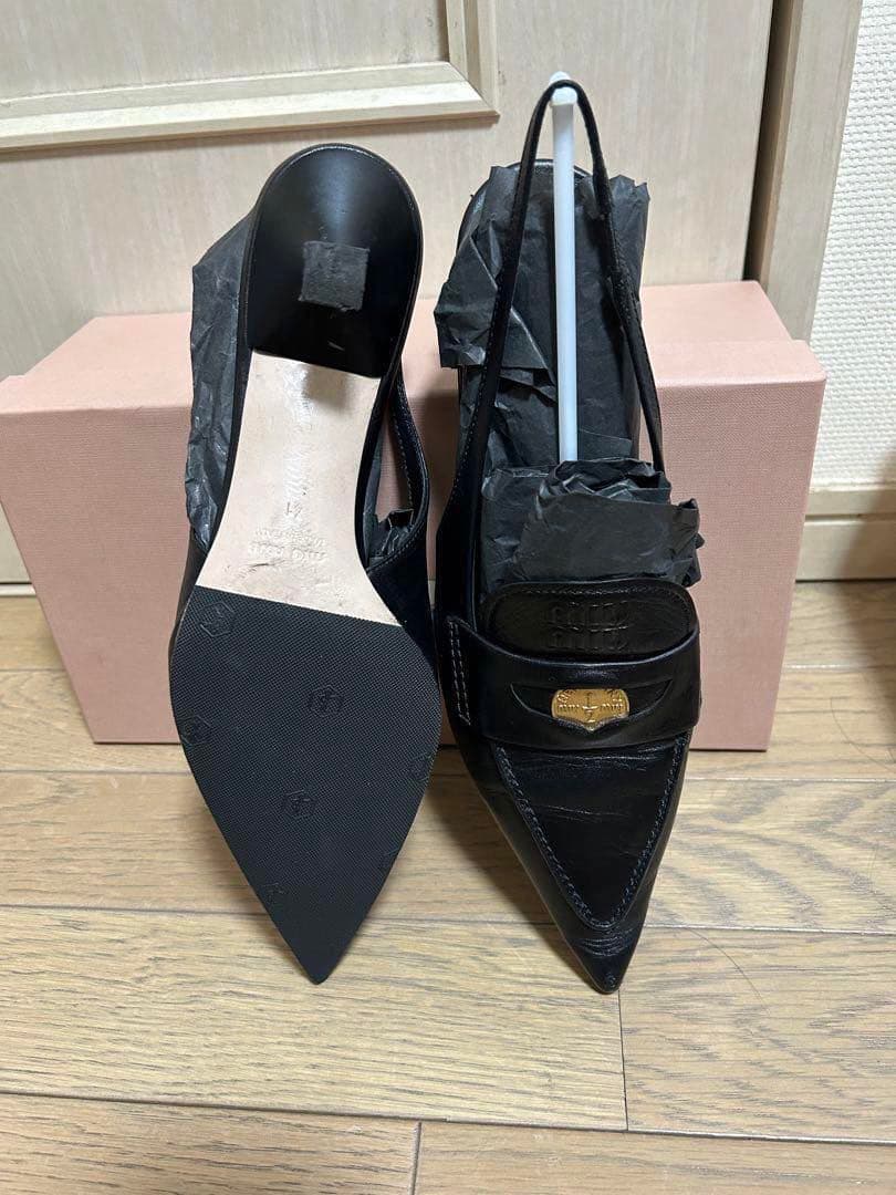 miu miu ミュウミュウ スリングバック パンプス