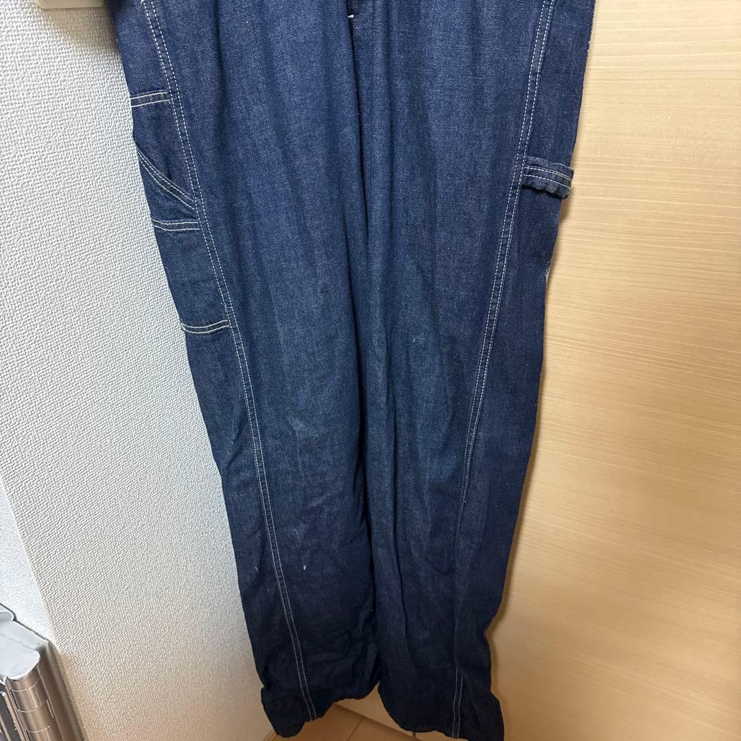 【ほぼ美品】Lee ダークデニム オーバーオール Sサイズ