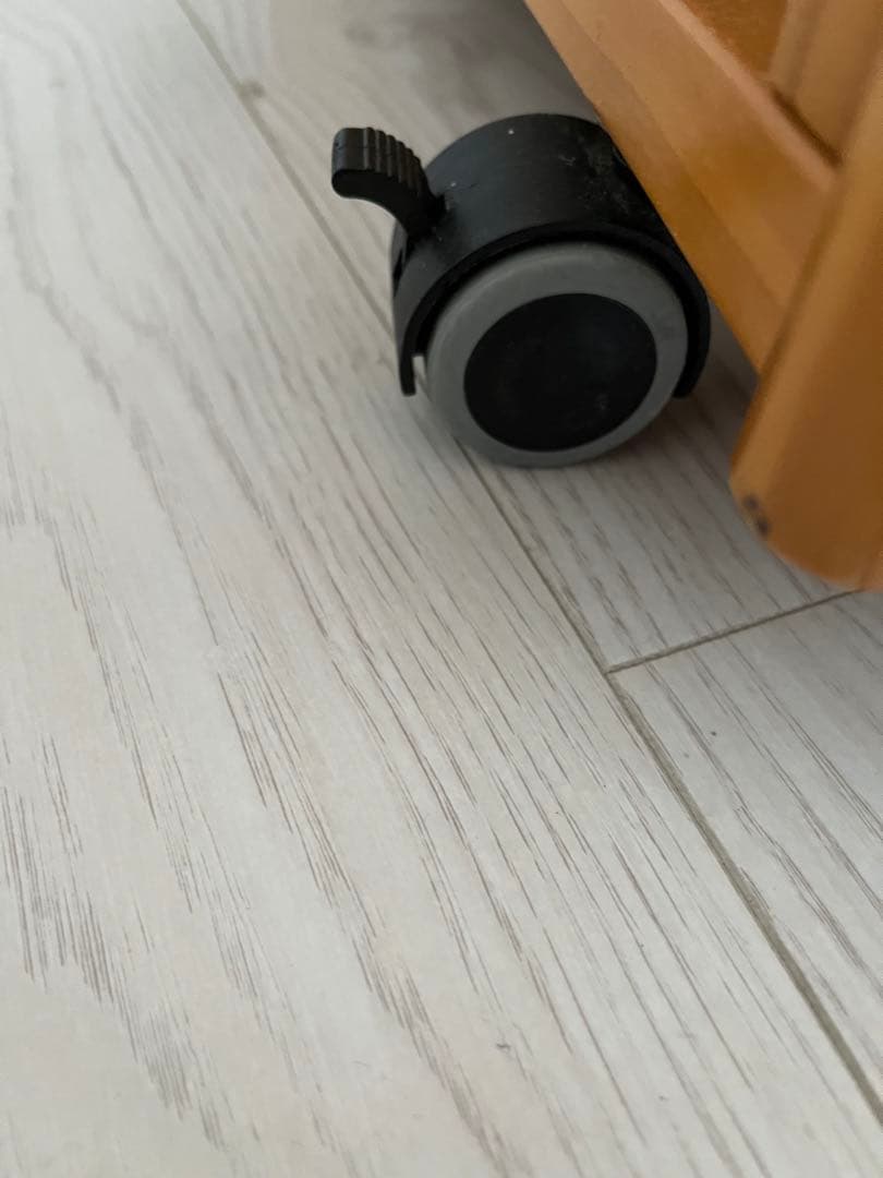 KATOJI木製ベビーベッド２段高さ調節可能！収納付き