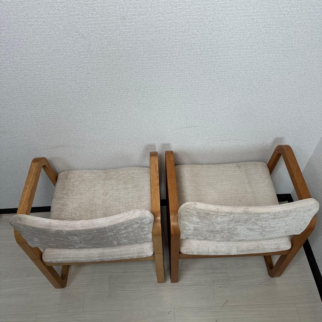 白川木工 shirakawa ダイニングチェア アームチェア 2脚セット i4※