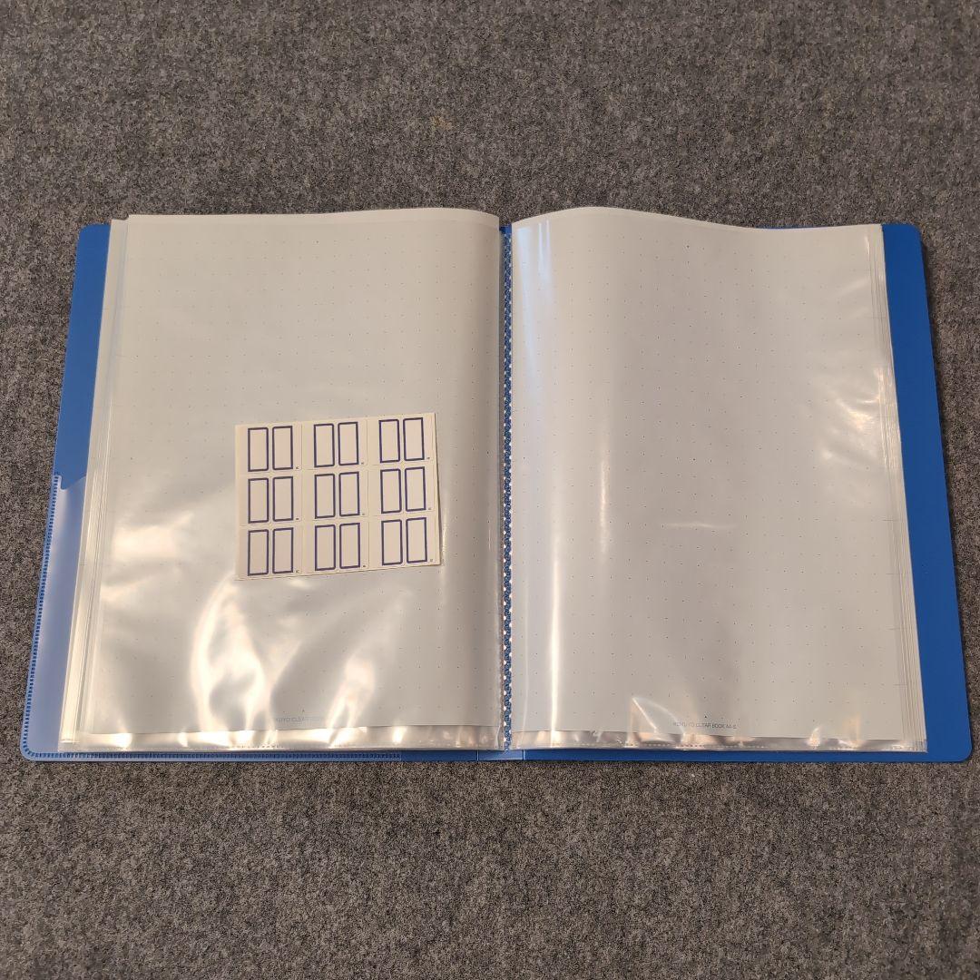 廃盤 コクヨ クリヤーブック 固定式 Ａ４-Ｓ４０ポケット 青 ラ-Ｅ５７０ＢＬ