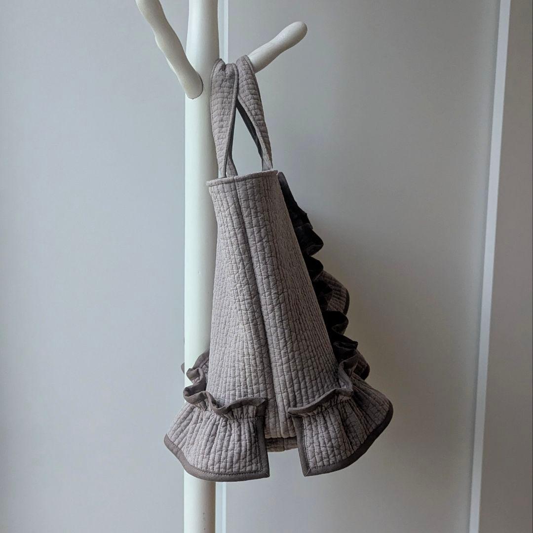 さき ヌビバッグ フリル ヌビトートバッグ マザーズバッグ A4