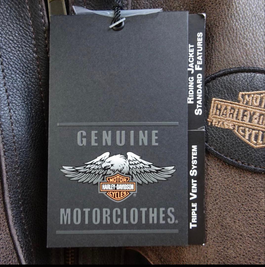 希少サイズ 5XL ハーレーダビットソン レザージャケット ライダース 本革