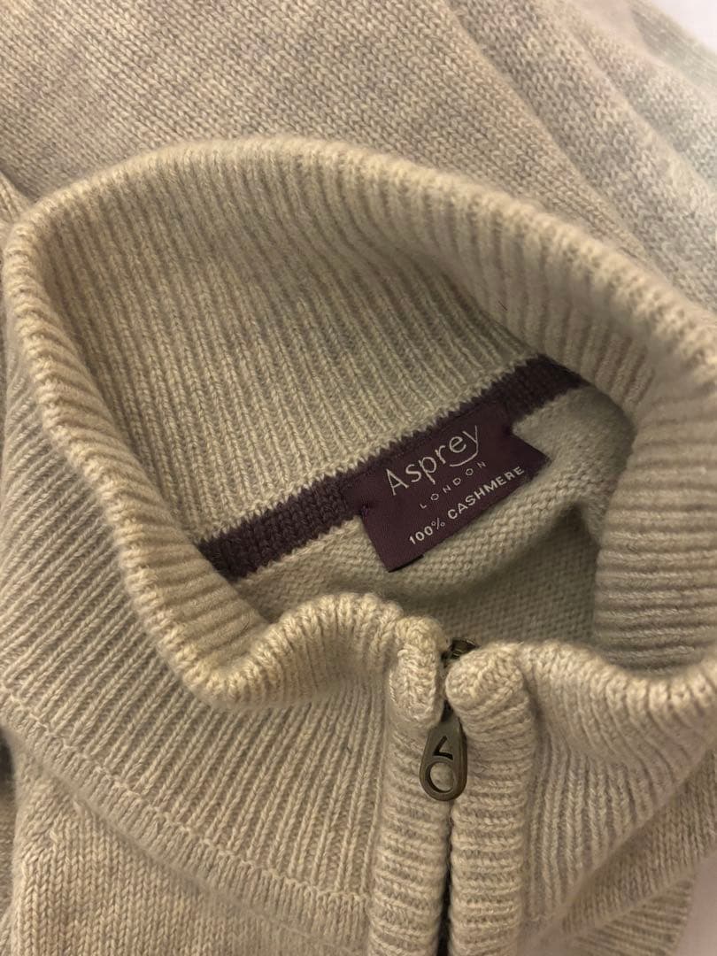 【美品】 Asprey London アスプレイ ニット セーター カシミヤ