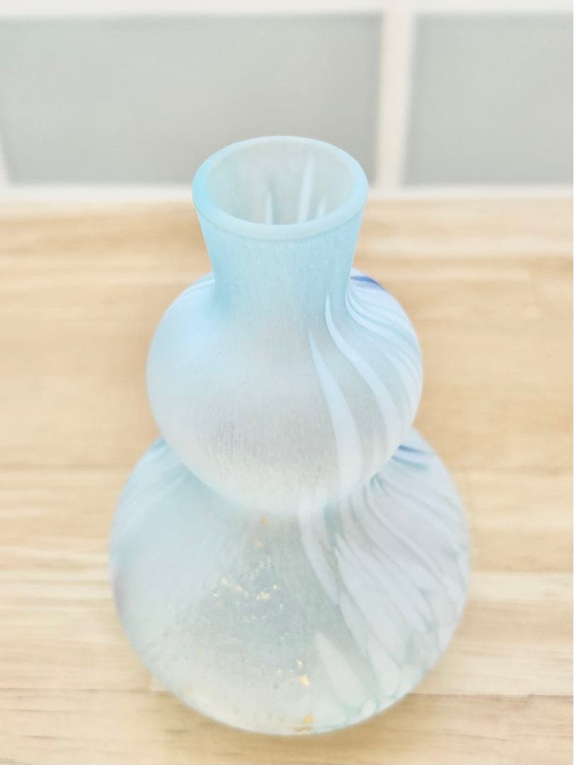 藤田喬平 手吹 ガラス 徳利 文化勲章 美術品 グラス 酒器 花瓶 ひょうたん