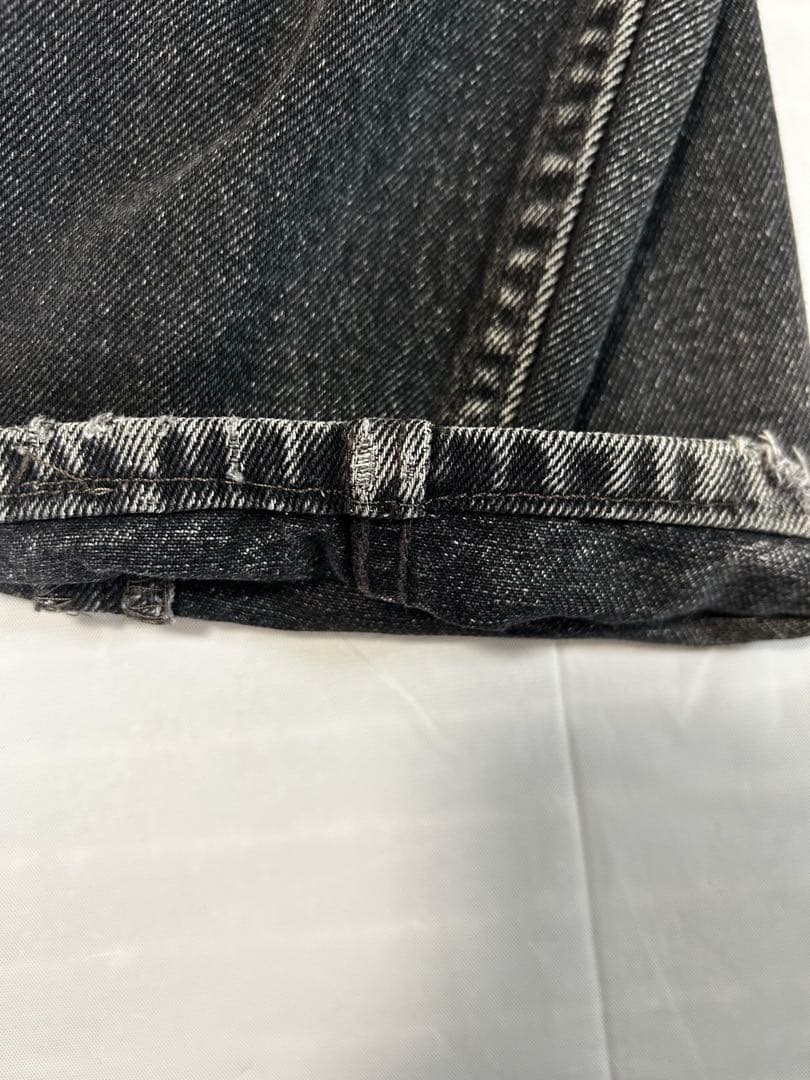 85年製 517 ブラック ユーロリーバイス UK製 ブーツカット W35L34