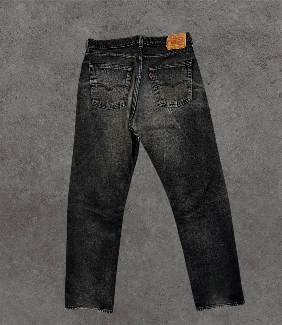 85年製 517 ブラック ユーロリーバイス UK製 ブーツカット W35L34