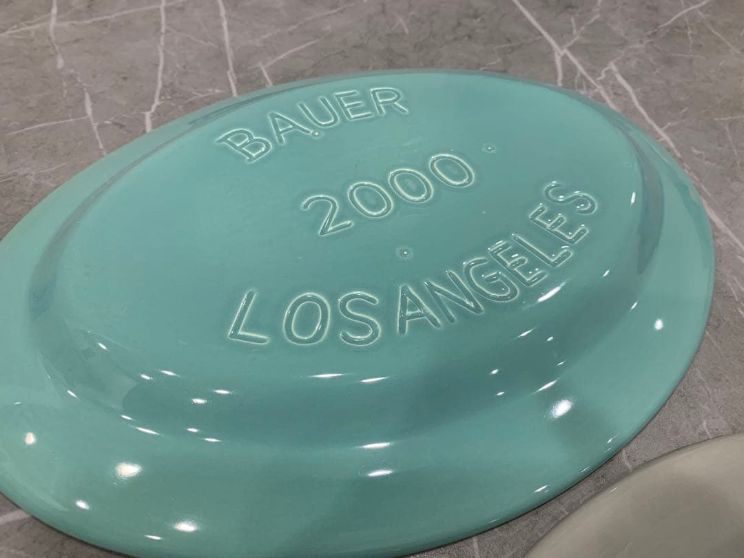 BAUER POTTERY オーバル大皿