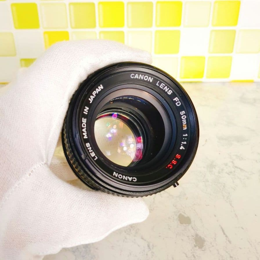廃盤 Canon キャノン FD S.S.C 50mm F1.4 単焦点 レンズ