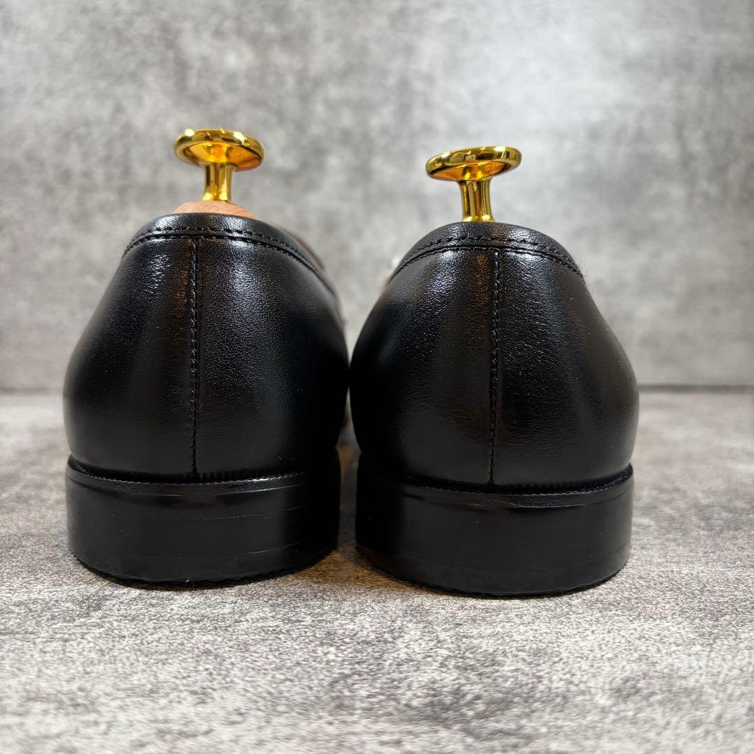 新品　オリヒカ 25cm EEE イタリアンレザー ローファー マッケイ 黒