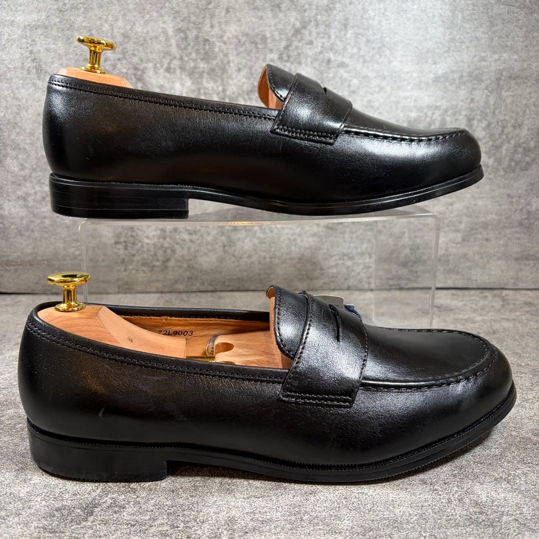 新品　オリヒカ 25cm EEE イタリアンレザー ローファー マッケイ 黒