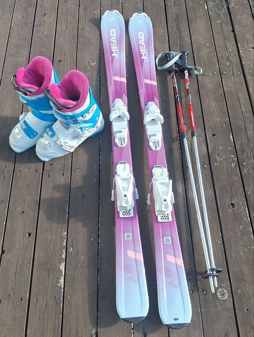 HEAD スキー + NORDICA ブーツセット ストック付き