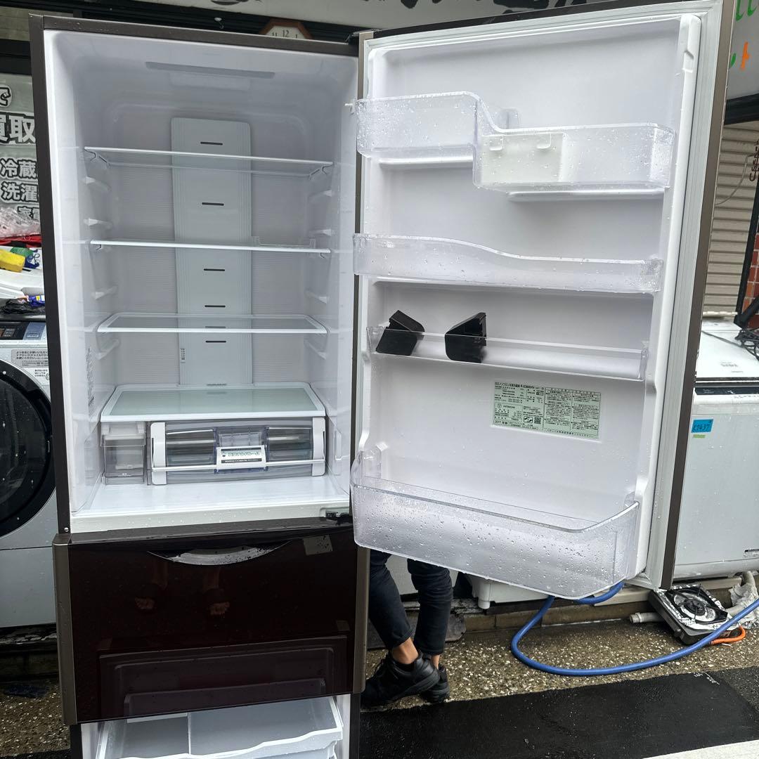 HITACHI 冷蔵庫 ブラウン R-S3800HV