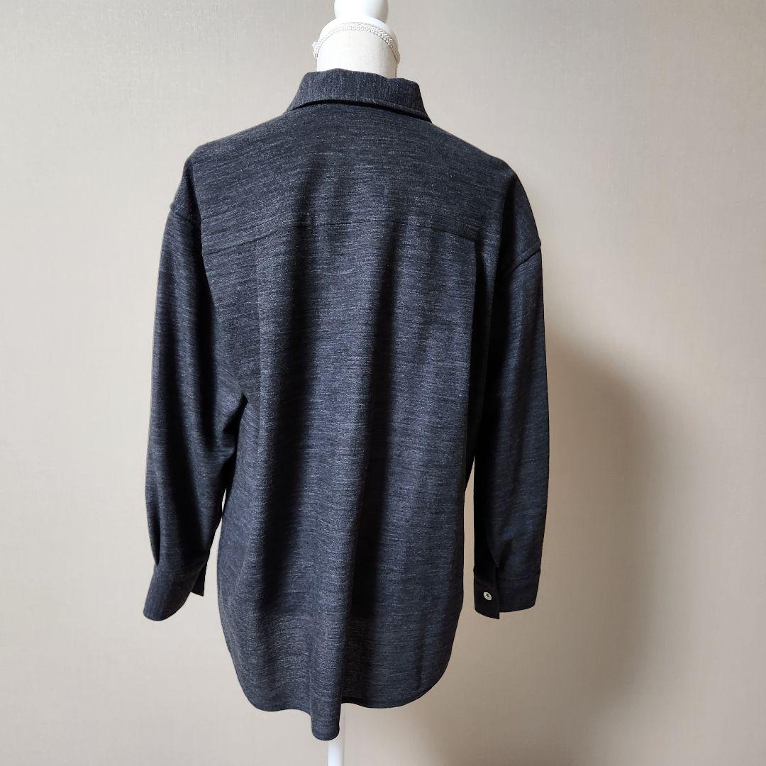 DEPAREILLE デパリエ　ウール混　シャツ　未使用タグつき