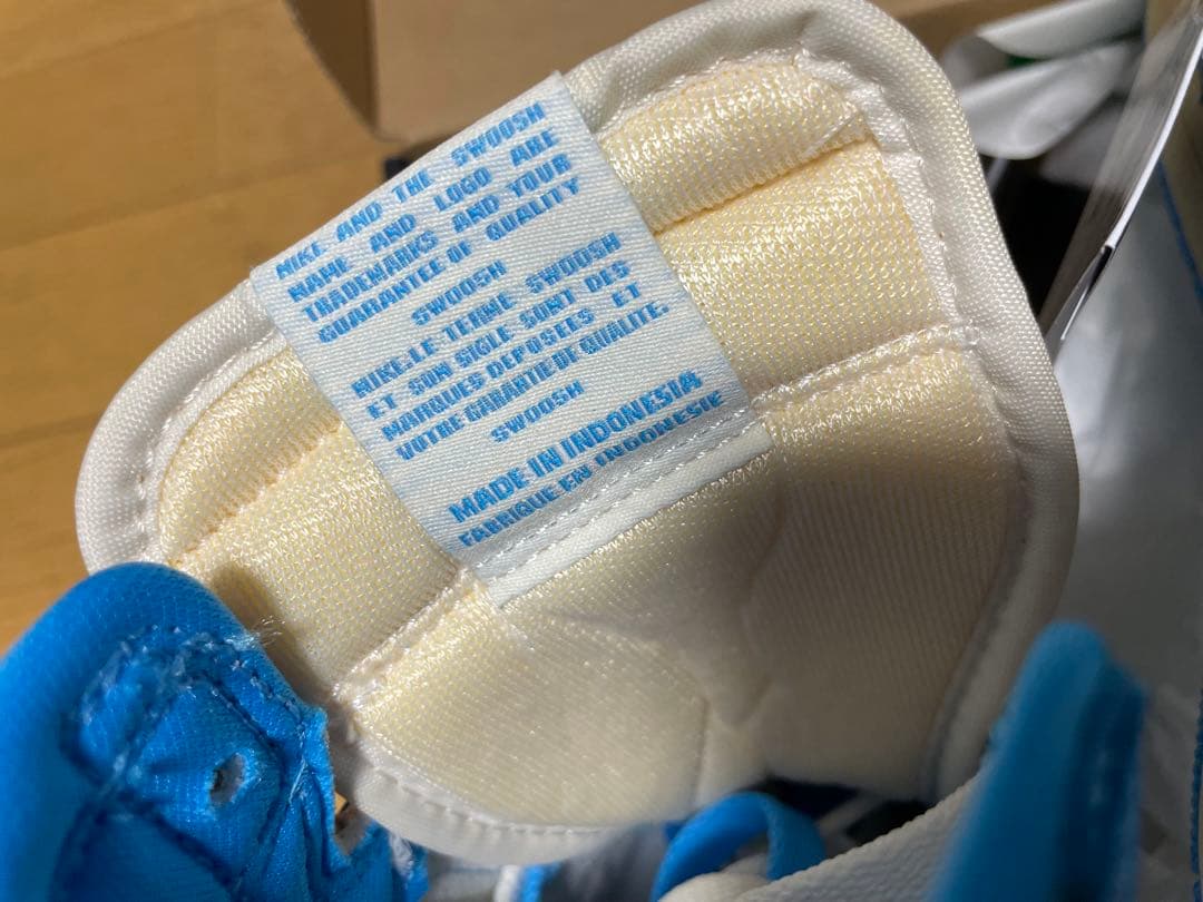 スニーカー nike jordan unc 21cm kids ps