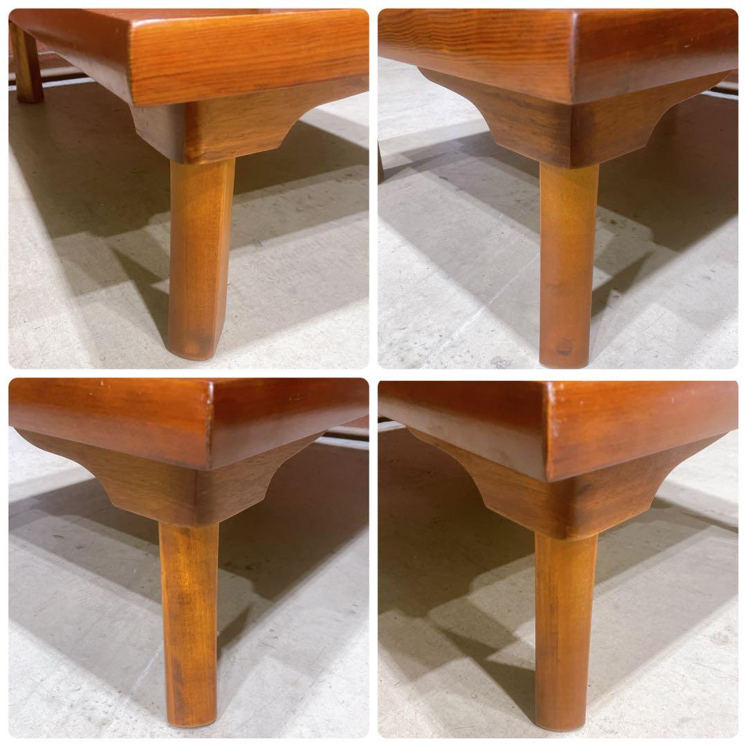 【美品②】高級 折り畳み座卓 昭和レトロ アンティーク 職人手作り ちゃぶ台