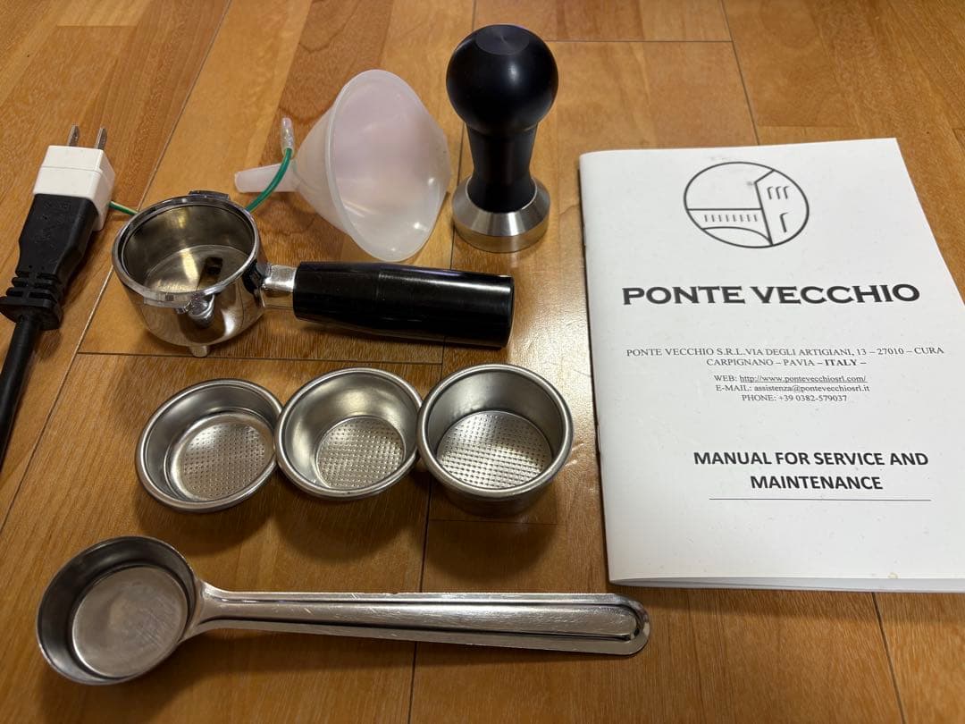 レバー式エスプレッソマシン ポンテベッキオPontevecchio EXPORT