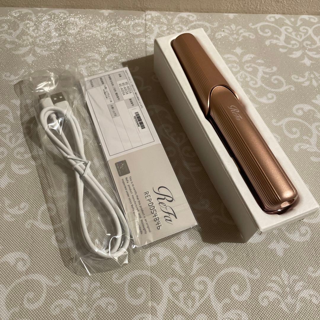 ReFa RE-AI05A PINK ポータブルフィンガーヘアアイロン