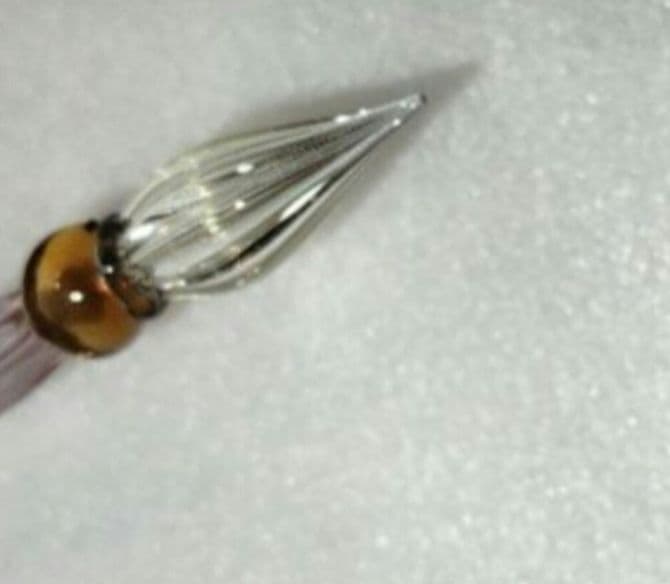 佐瀬工業ガラスペン　ピンク