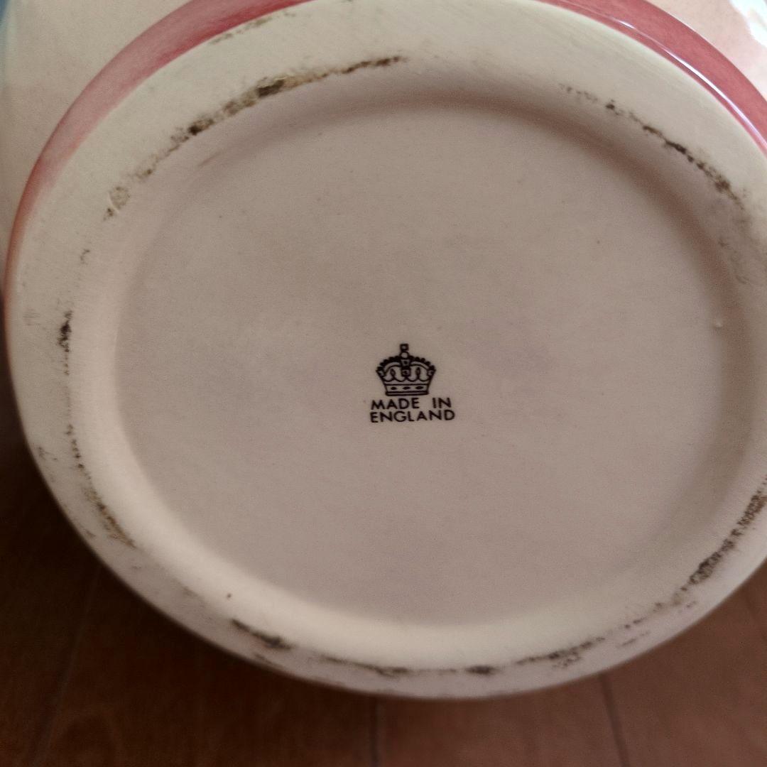 ★英国製　大きい洗面器とピッチャーの５点セット