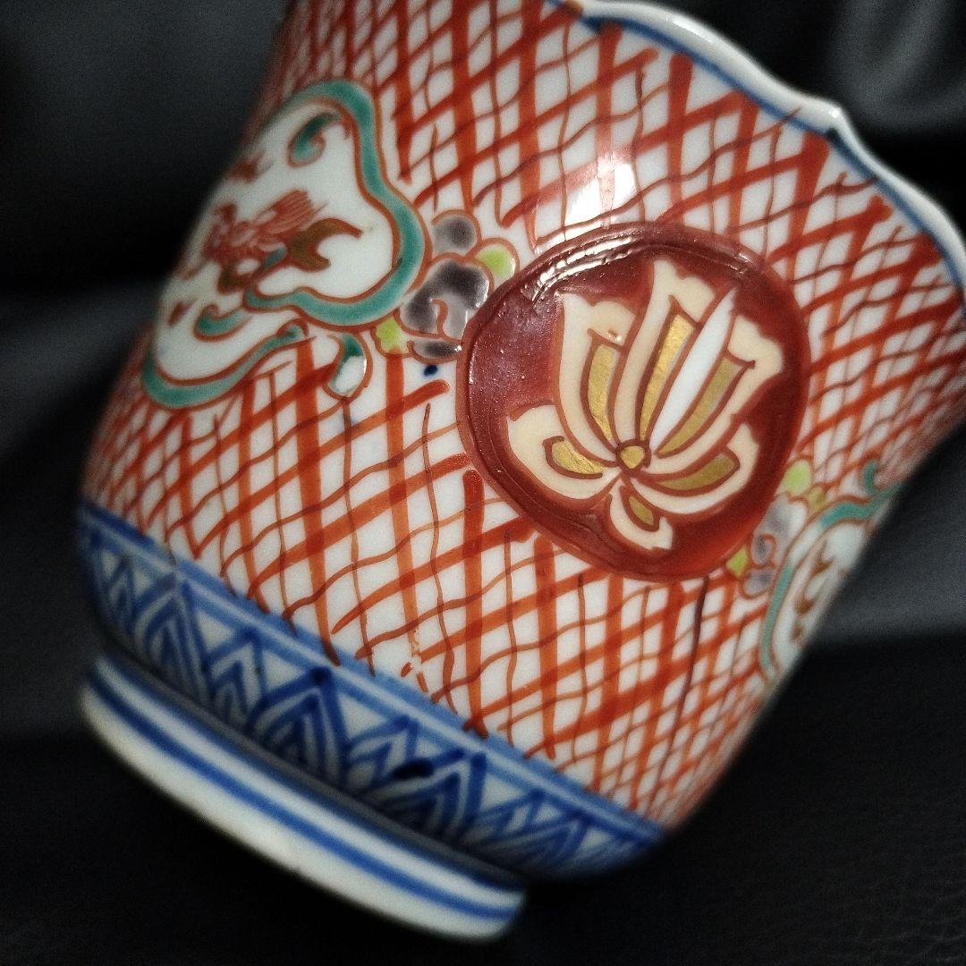 古伊万里 蕎麦猪口 古美術 アンティーク 骨董