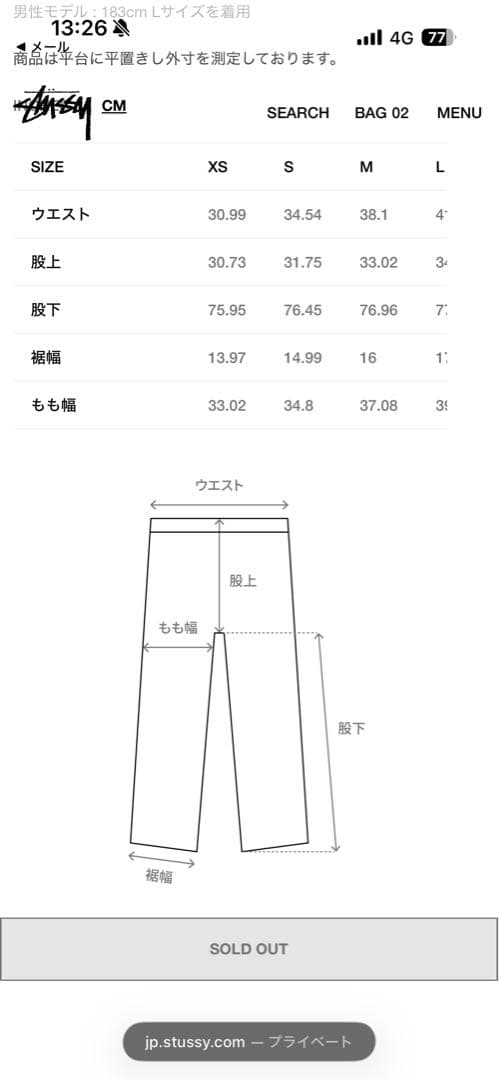 STUSSY × NIKE スウェットセットアップ