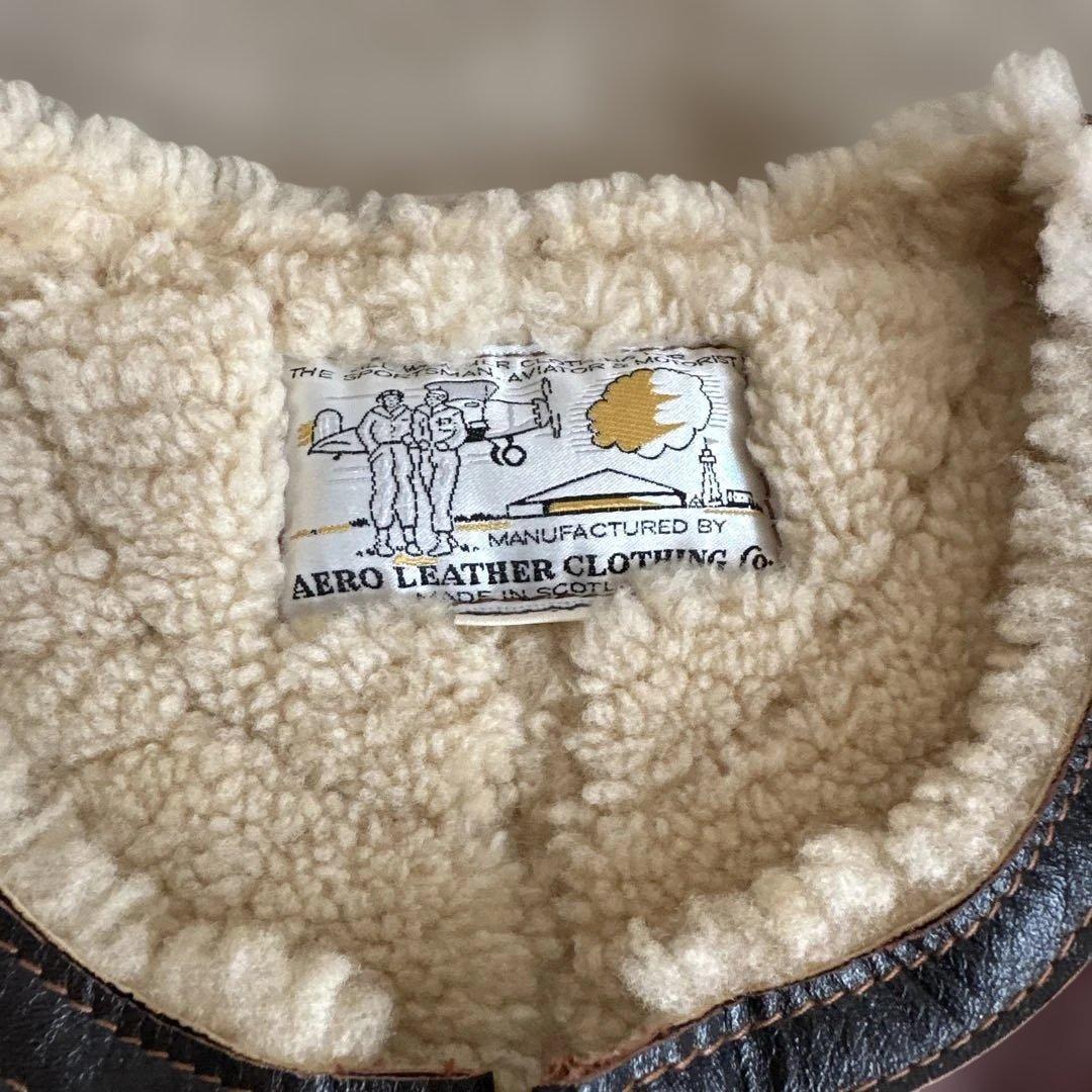 ま*司様 AERO LEATHER バーガンディレザーベスト