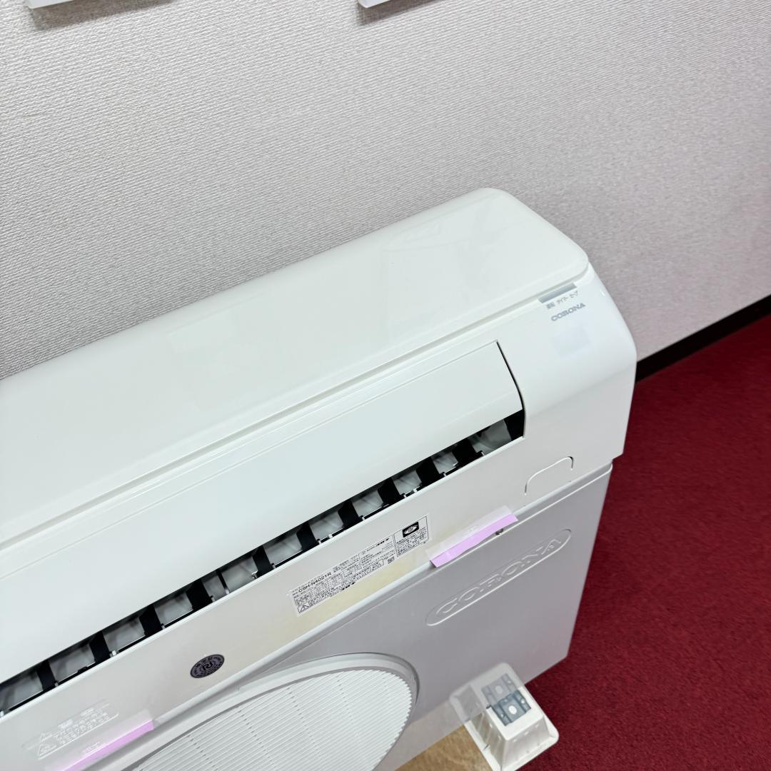 東京23区配送無料　美品コロナ4.0kw　2021年製　14畳用　洗浄/除菌済み
