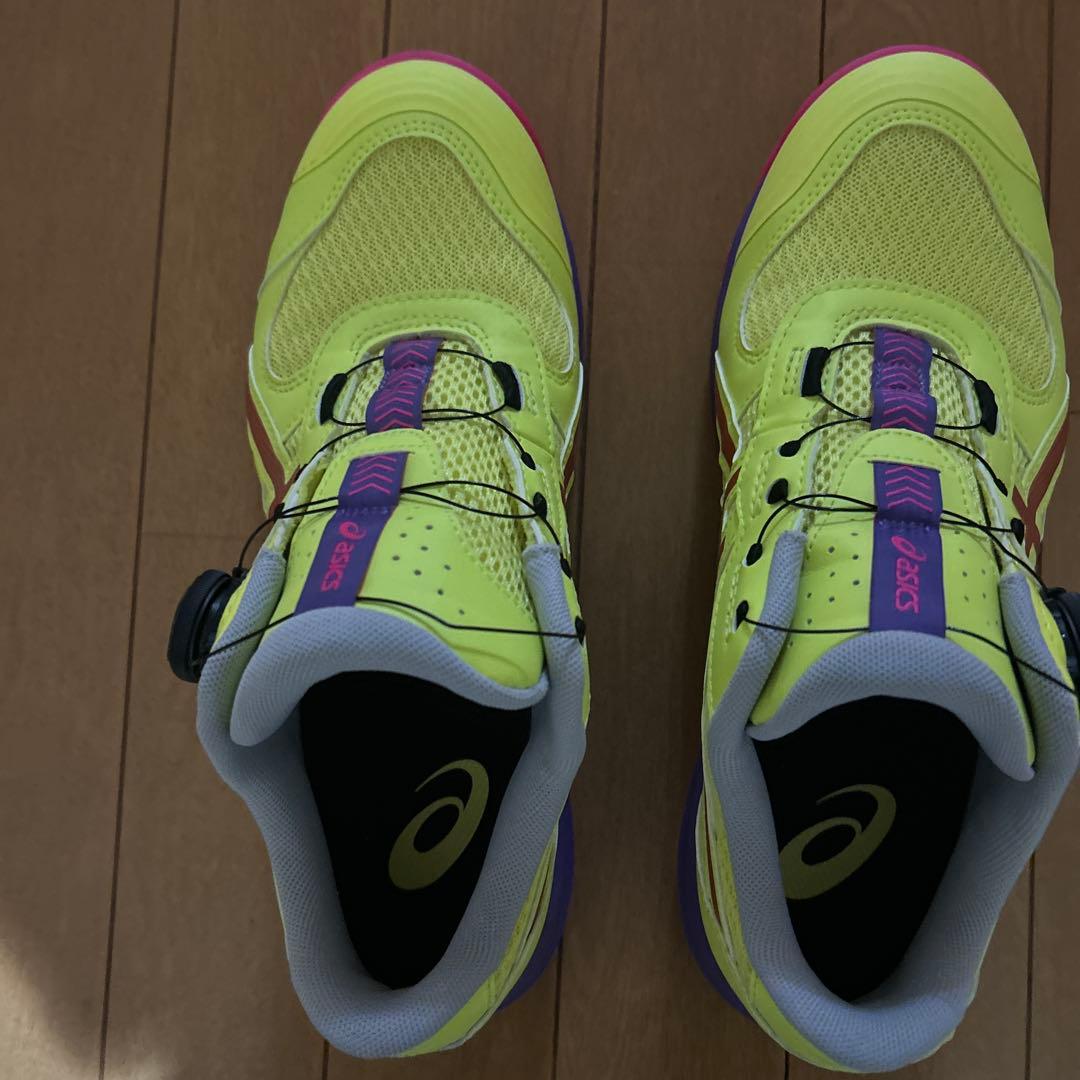 ASICS ネオンイエロー 安全靴