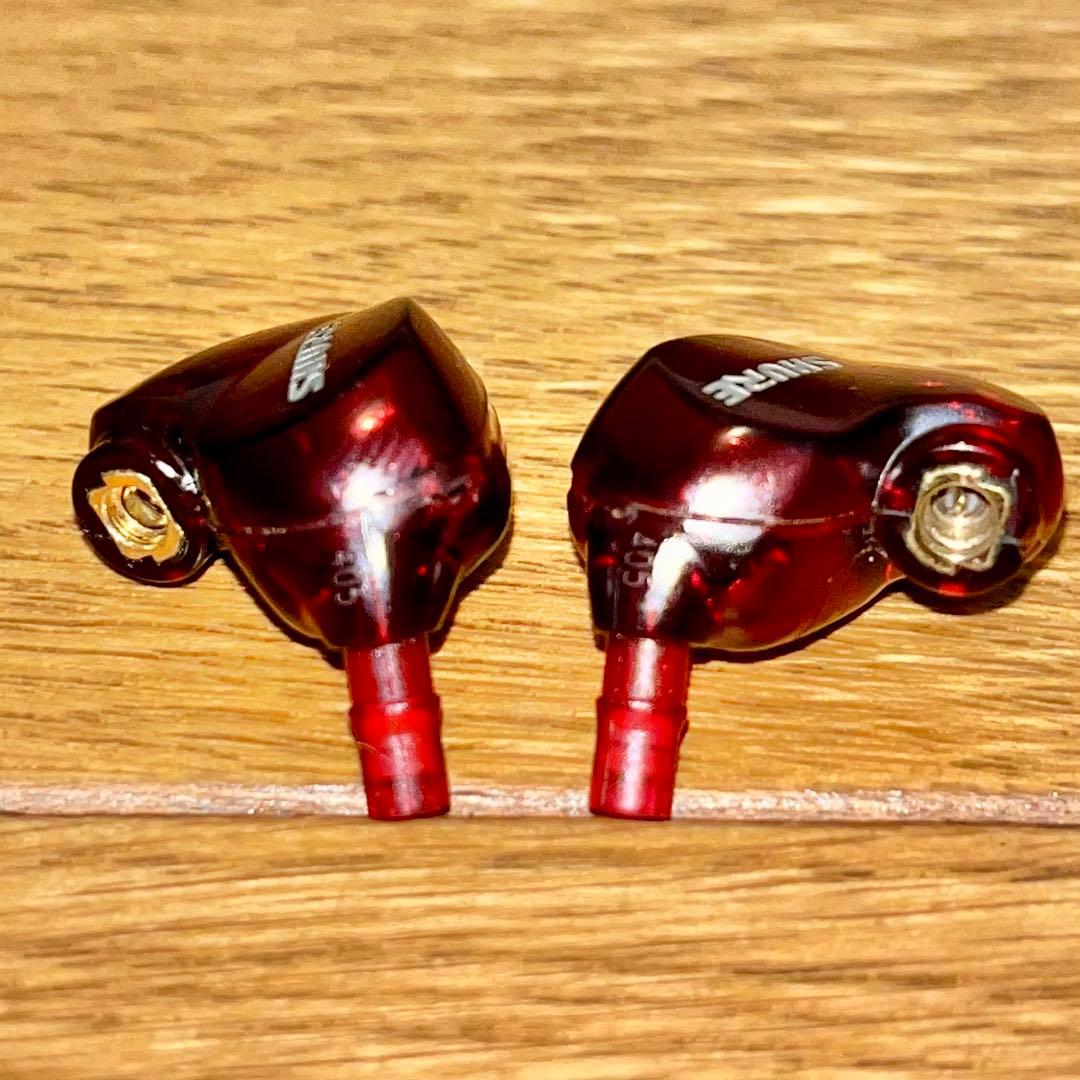 【ジャンク】SHURE SE535LTD-J 左側ピン折れ 両シェル修理痕有り