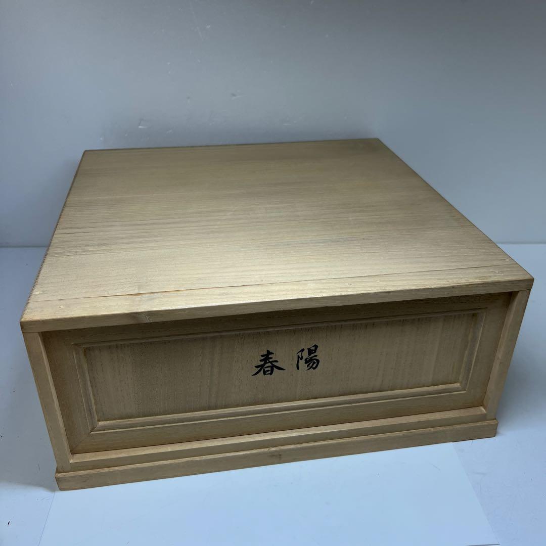 神保琢磨　木彫彩色「春陽」 共箱　幅約31㎝　チニエト　東な7-1221☆2F