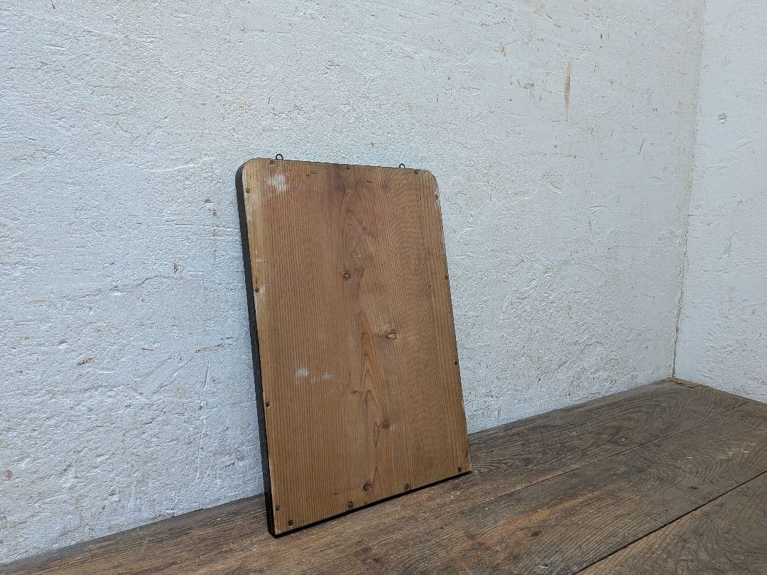 1125 ②アンティーク　大正浪漫　ウォールミラー　壁掛け式　鏡　姿見　レトロ