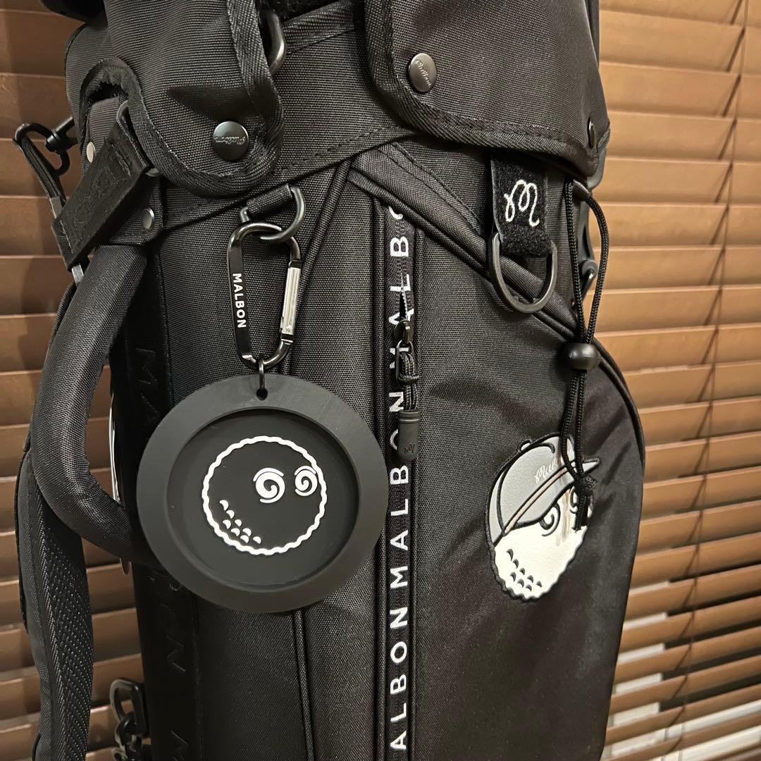 【即発送】25 MALBON マルボンゴルフ キャディバッグ ゴルフバッグ BK