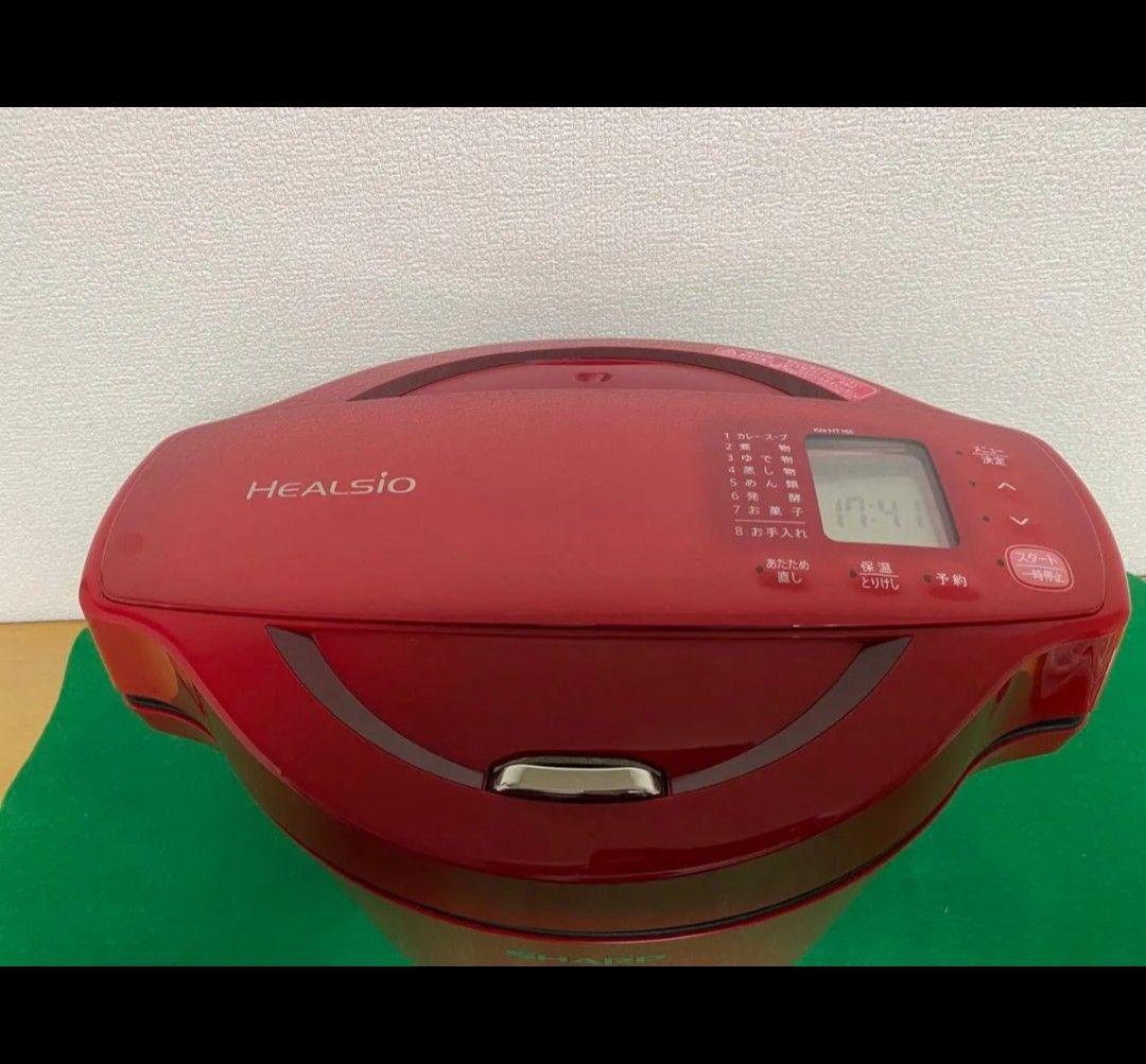 SHARP HEALSIO ホットクック KN-HT16E-R 赤